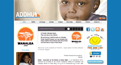 Desktop Screenshot of addhu.org